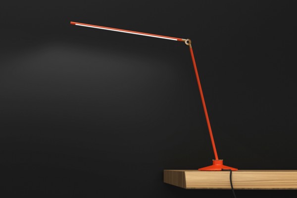 Juniper Design Thin LED Lamp Peter Bristol Side Orange